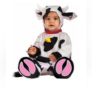 Rubie’s brand Cuddly Jungle Moo Cow! Costume Size 6-12 Months EUC